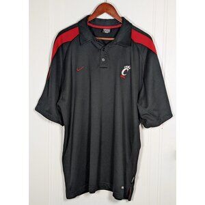 Vintage Y2K Team Nike Dri-Fit Mens XL NCAA Cincinnati Bearcats Polo Shirt UC VTG